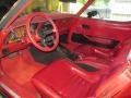 Dark Red Interior Photo for 1982 Chevrolet Corvette #53399027