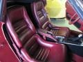 Dark Red Interior Photo for 1982 Chevrolet Corvette #53399081