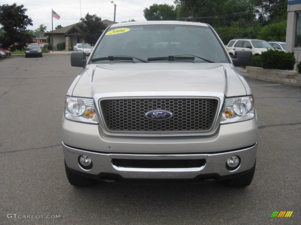 2006 F150 Lariat SuperCrew 4x4 - Smokestone Metallic / Black photo #12