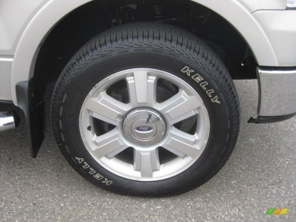 2006 F150 Lariat SuperCrew 4x4 - Smokestone Metallic / Black photo #13