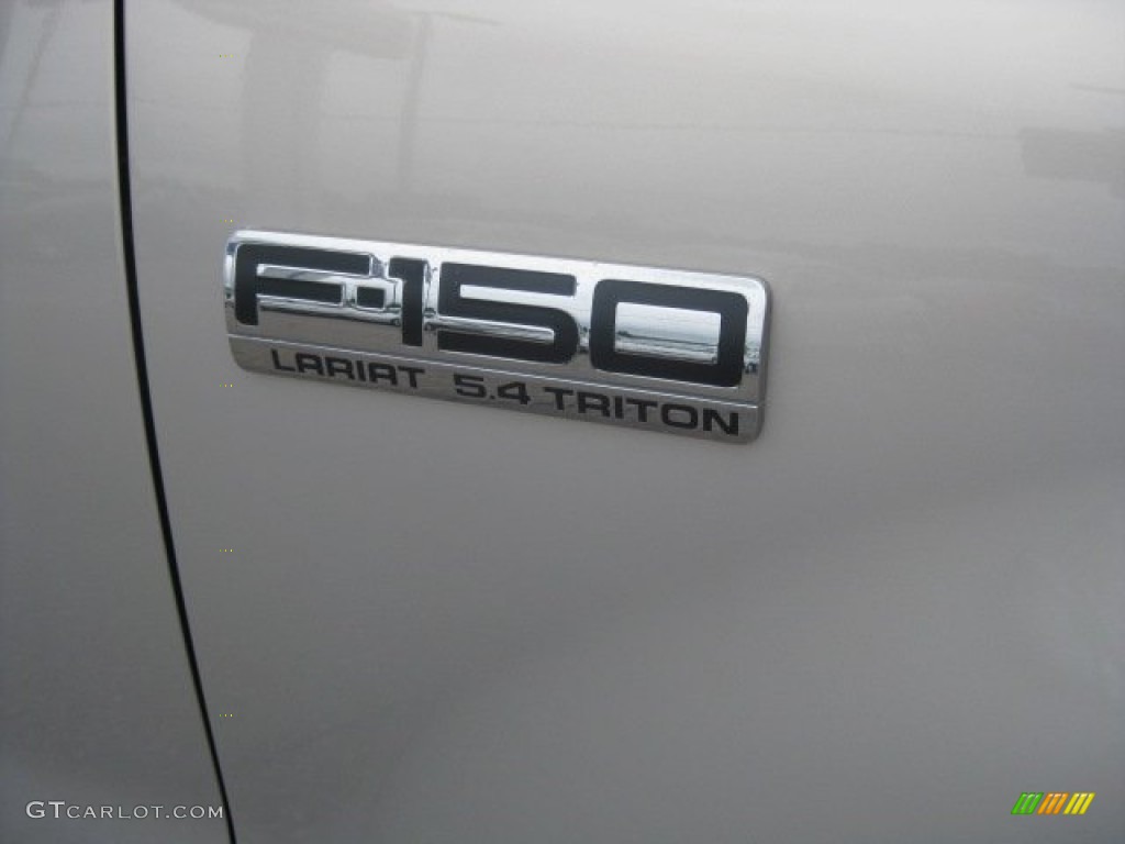 2006 F150 Lariat SuperCrew 4x4 - Smokestone Metallic / Black photo #16