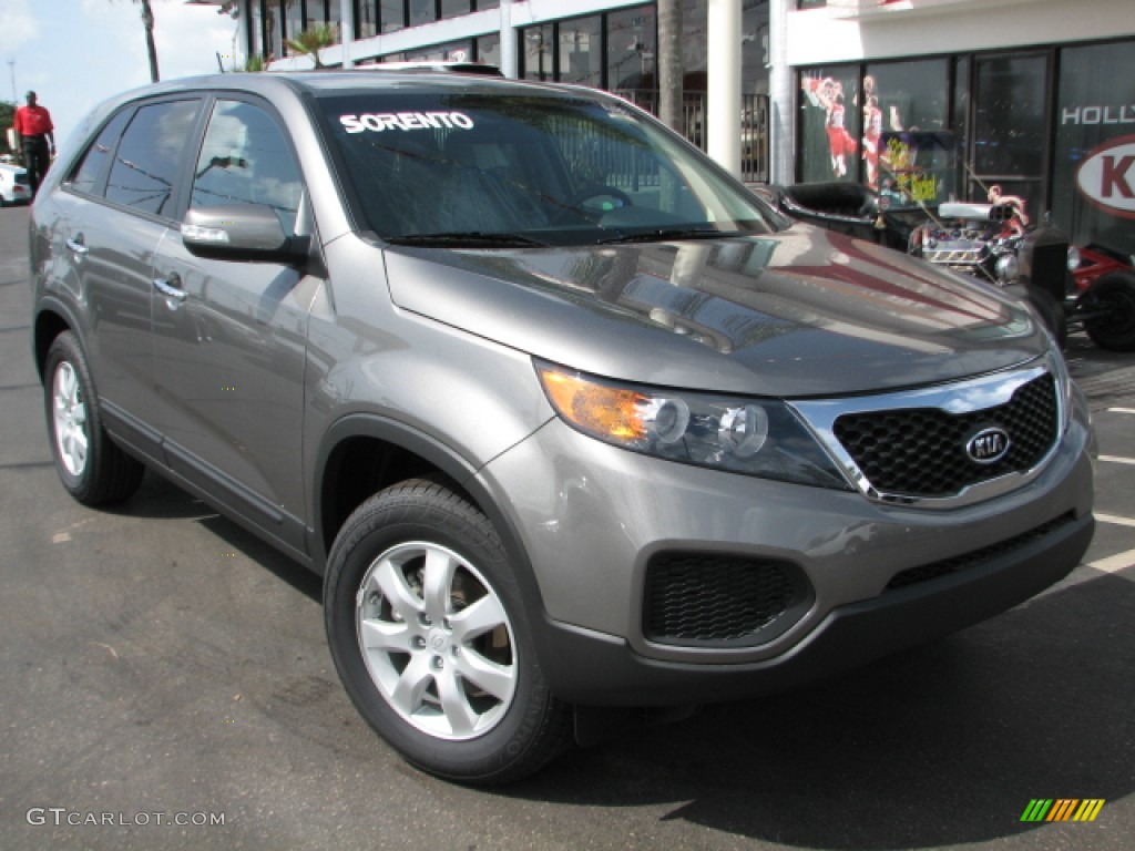 2012 Sorento LX - Titanium Silver / Black photo #1