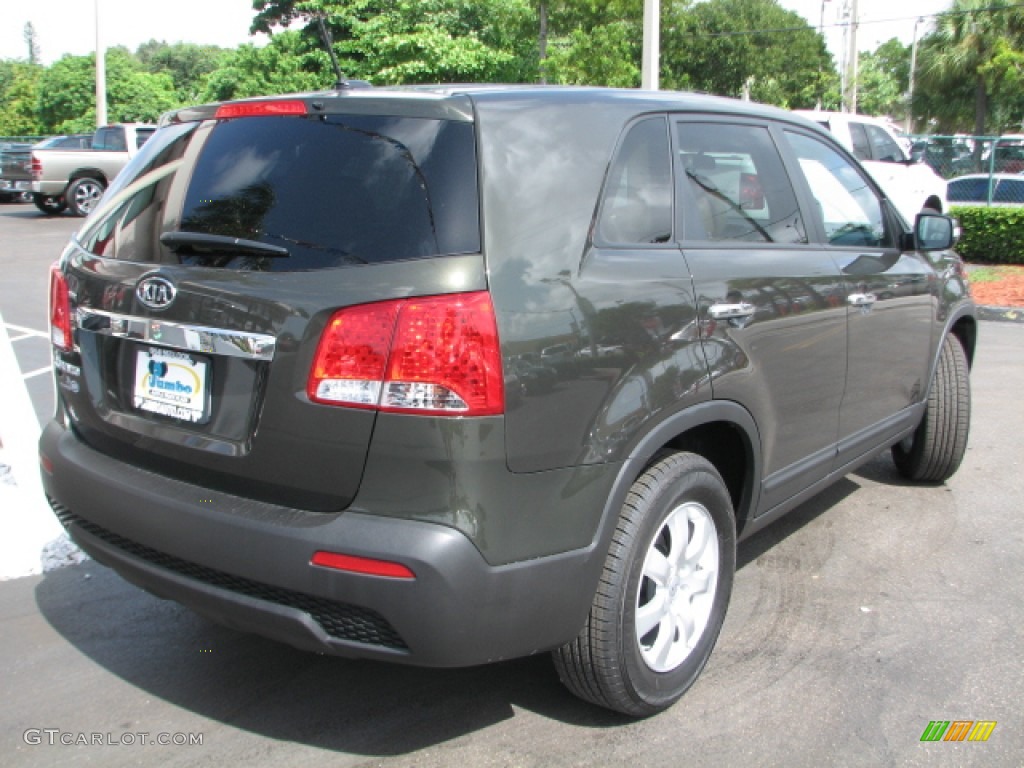 2012 Sorento LX - Tuscan Olive / Black photo #3