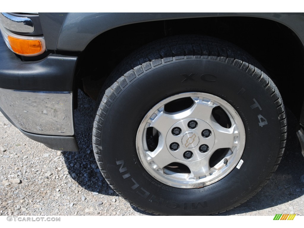 2002 Silverado 1500 LS Extended Cab 4x4 - Medium Charcoal Gray Metallic / Graphite Gray photo #37