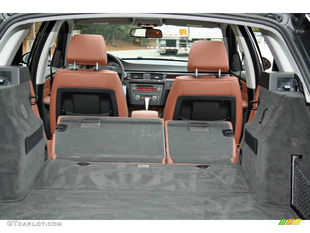 2008 3 Series 328i Wagon - Jet Black / Terra Dakota Leather photo #22