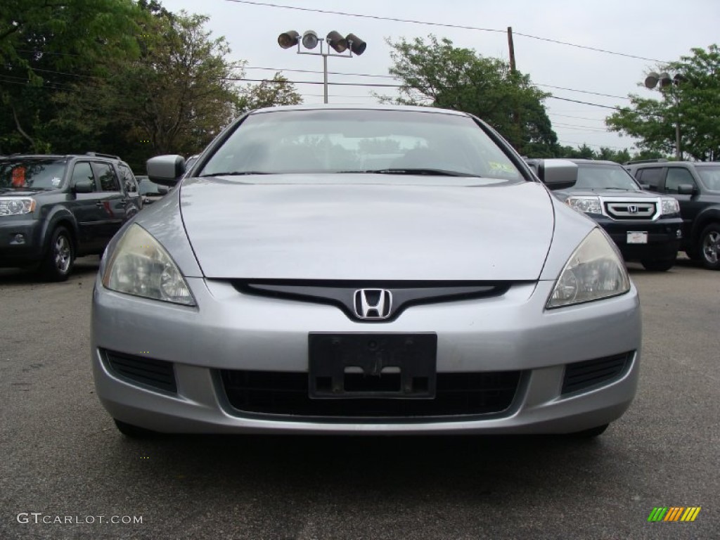 2003 Accord LX Coupe - Satin Silver Metallic / Black photo #5