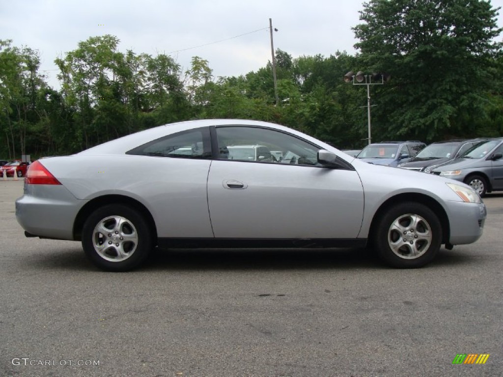 2003 Accord LX Coupe - Satin Silver Metallic / Black photo #7