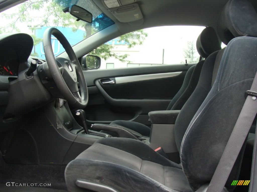 2003 Accord LX Coupe - Satin Silver Metallic / Black photo #18