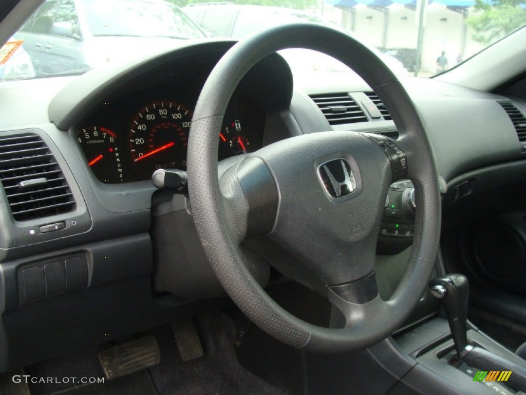 2003 Accord LX Coupe - Satin Silver Metallic / Black photo #21