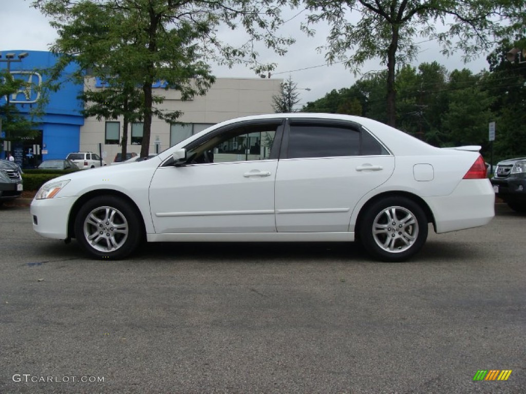 2006 Accord EX Sedan - Taffeta White / Ivory photo #1