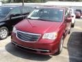 Deep Cherry Red Crystal Pearl 2012 Chrysler Town & Country Touring Exterior