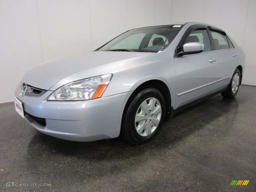 2003 Accord LX Sedan - Satin Silver Metallic / Gray photo #1