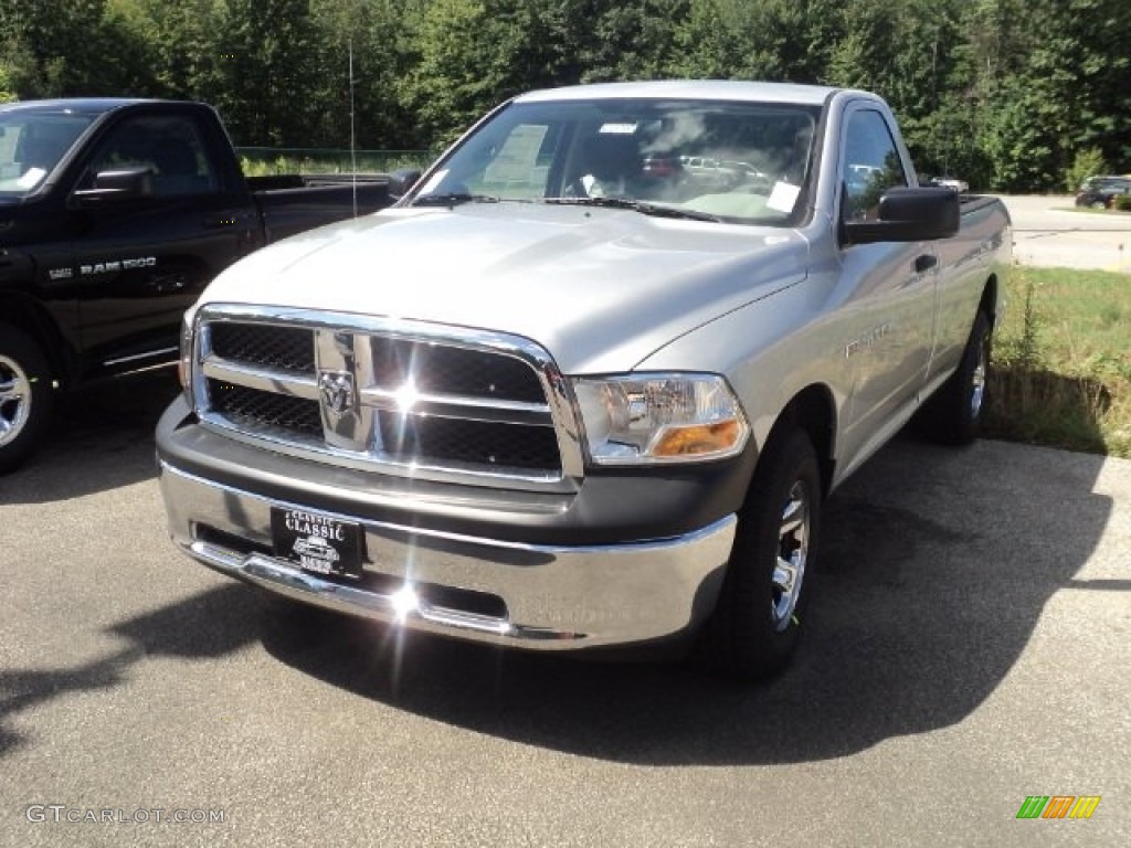 2012 Ram 1500 ST Regular Cab - Bright Silver Metallic / Dark Slate Gray/Medium Graystone photo #1