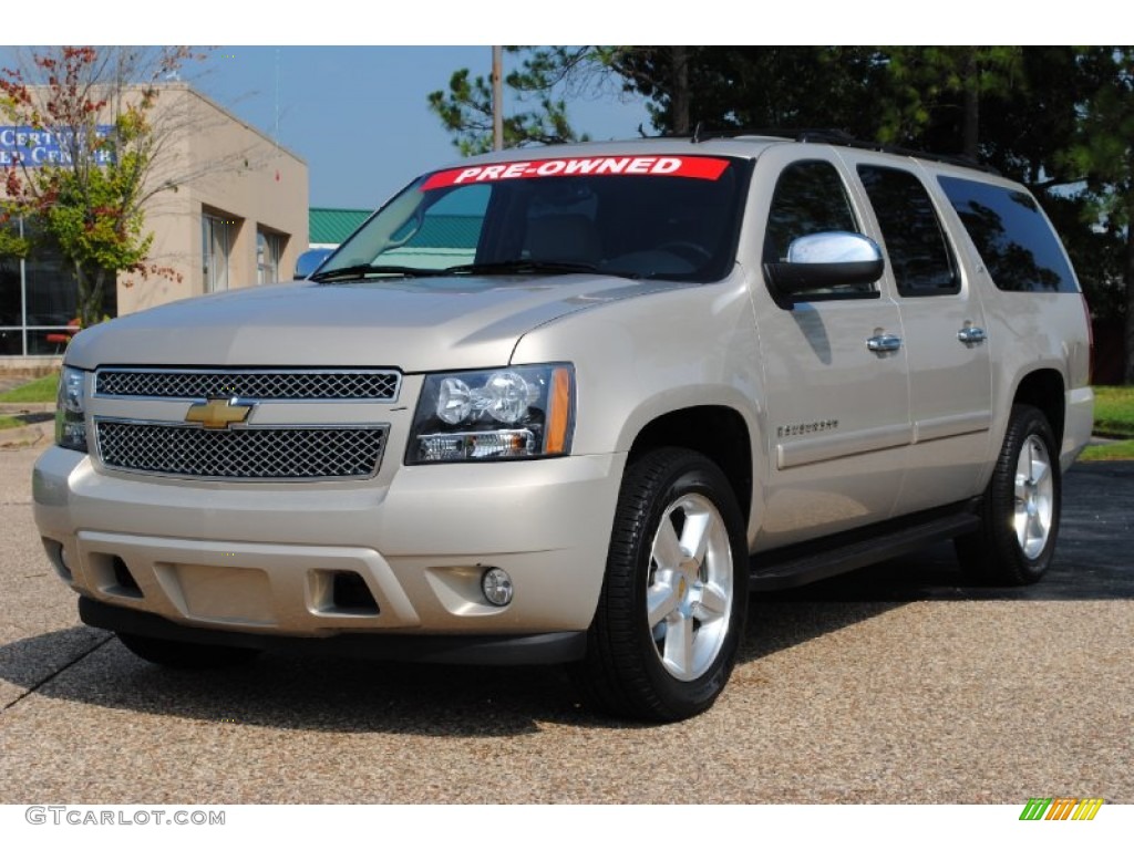 2008 Suburban 1500 LS - Gold Mist Metallic / Light Cashmere/Ebony photo #1