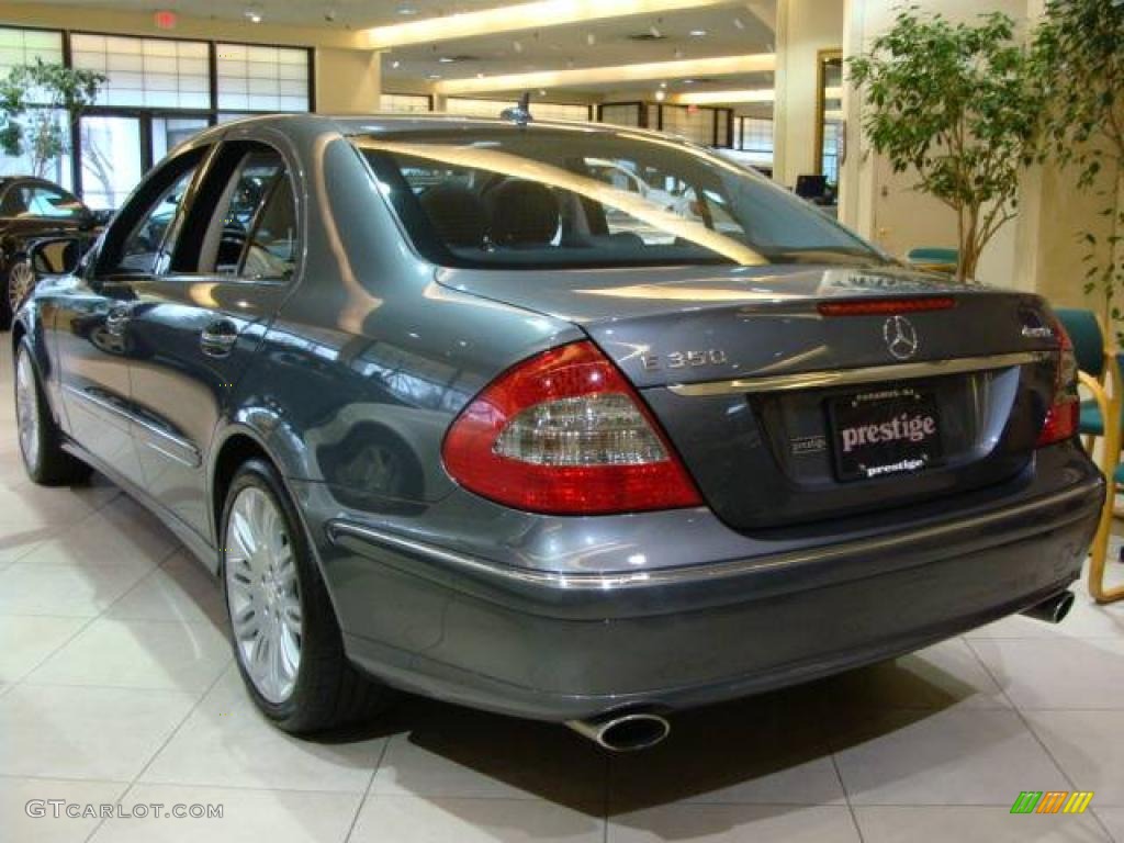 2008 E 350 4Matic Sedan - Flint Grey Metallic / Black photo #4