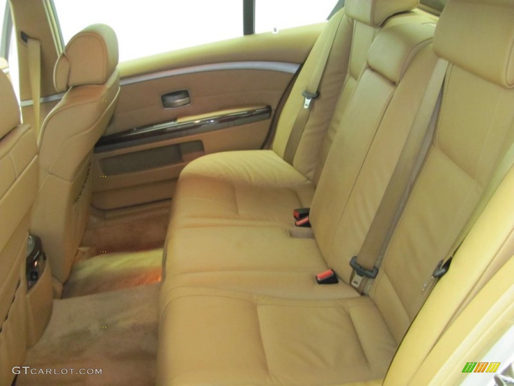 2008 7 Series 750Li Sedan - Alpine White / Cream Beige photo #27