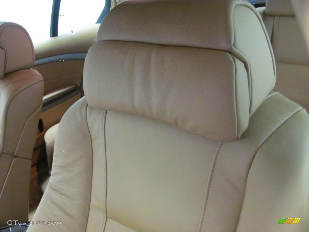 2008 7 Series 750Li Sedan - Alpine White / Cream Beige photo #30