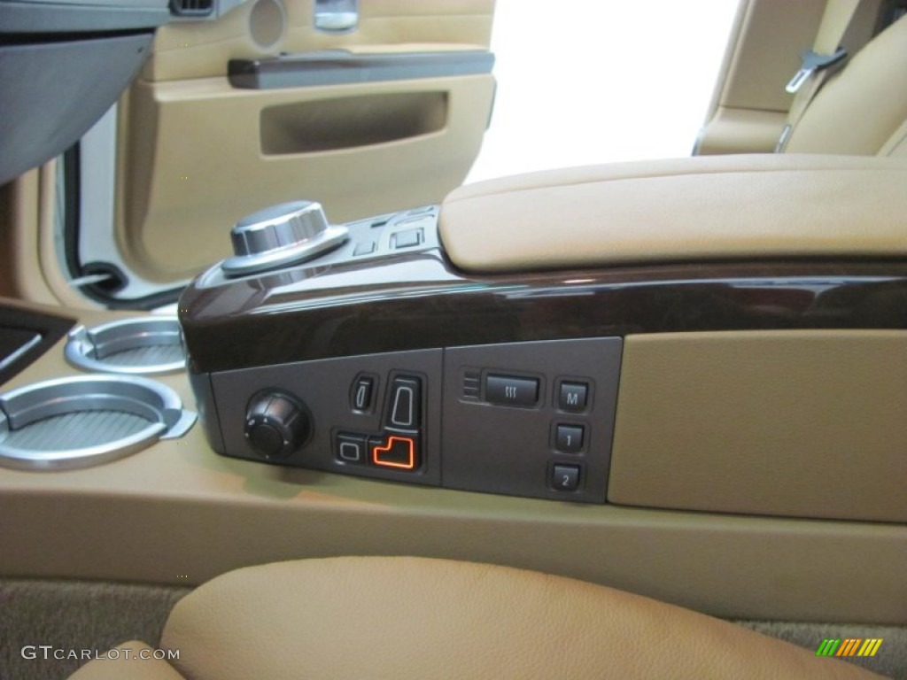 2008 7 Series 750Li Sedan - Alpine White / Cream Beige photo #34