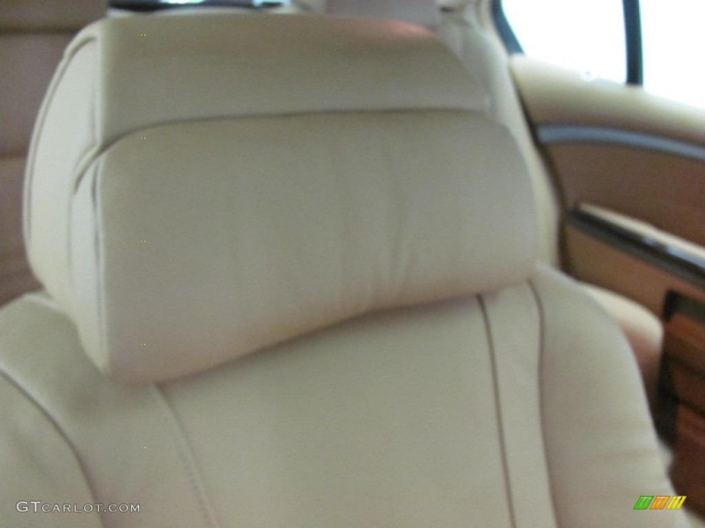 2008 7 Series 750Li Sedan - Alpine White / Cream Beige photo #57