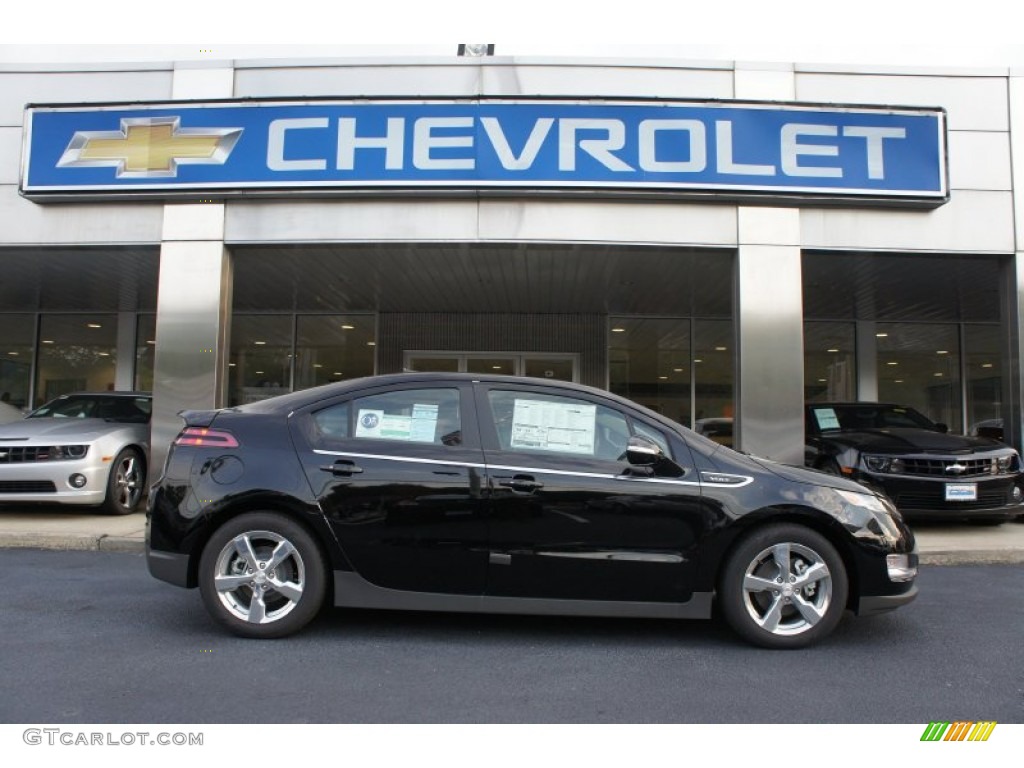 Black 2012 Chevrolet Volt Hatchback Exterior Photo #53406128