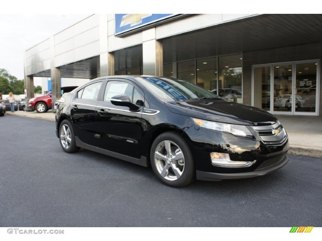 Black 2012 Chevrolet Volt Hatchback Exterior Photo #53406146