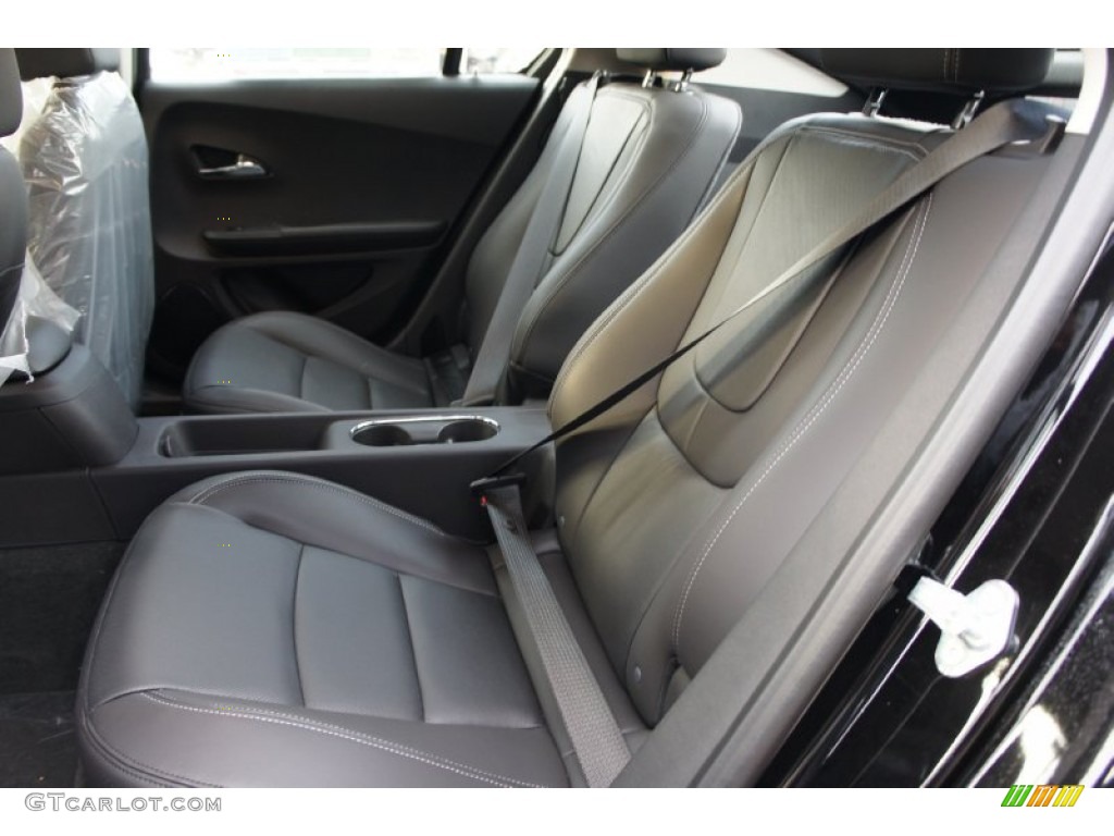 Jet Black/Ceramic White Accents Interior 2012 Chevrolet Volt Hatchback Photo #53406392