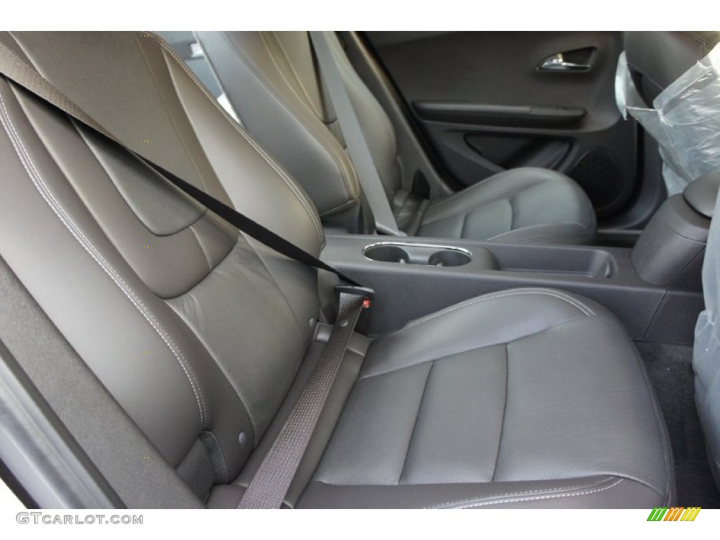 Jet Black/Ceramic White Accents Interior 2012 Chevrolet Volt Hatchback Photo #53406419