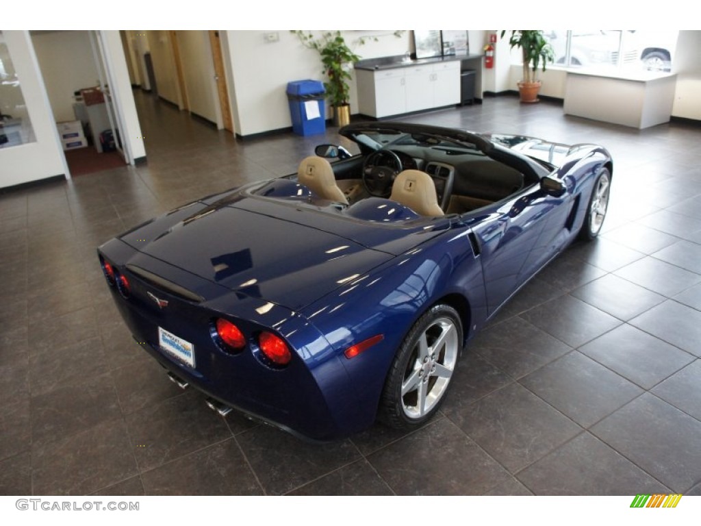 2006 Corvette Convertible - LeMans Blue Metallic / Cashmere Beige photo #3