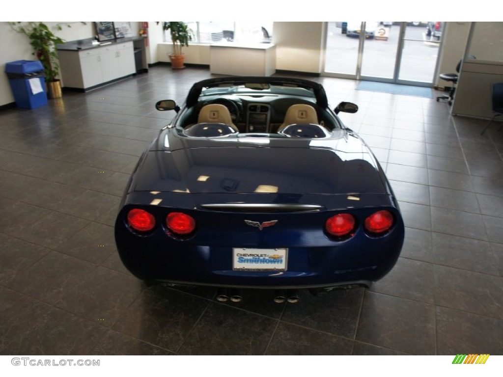2006 Corvette Convertible - LeMans Blue Metallic / Cashmere Beige photo #4