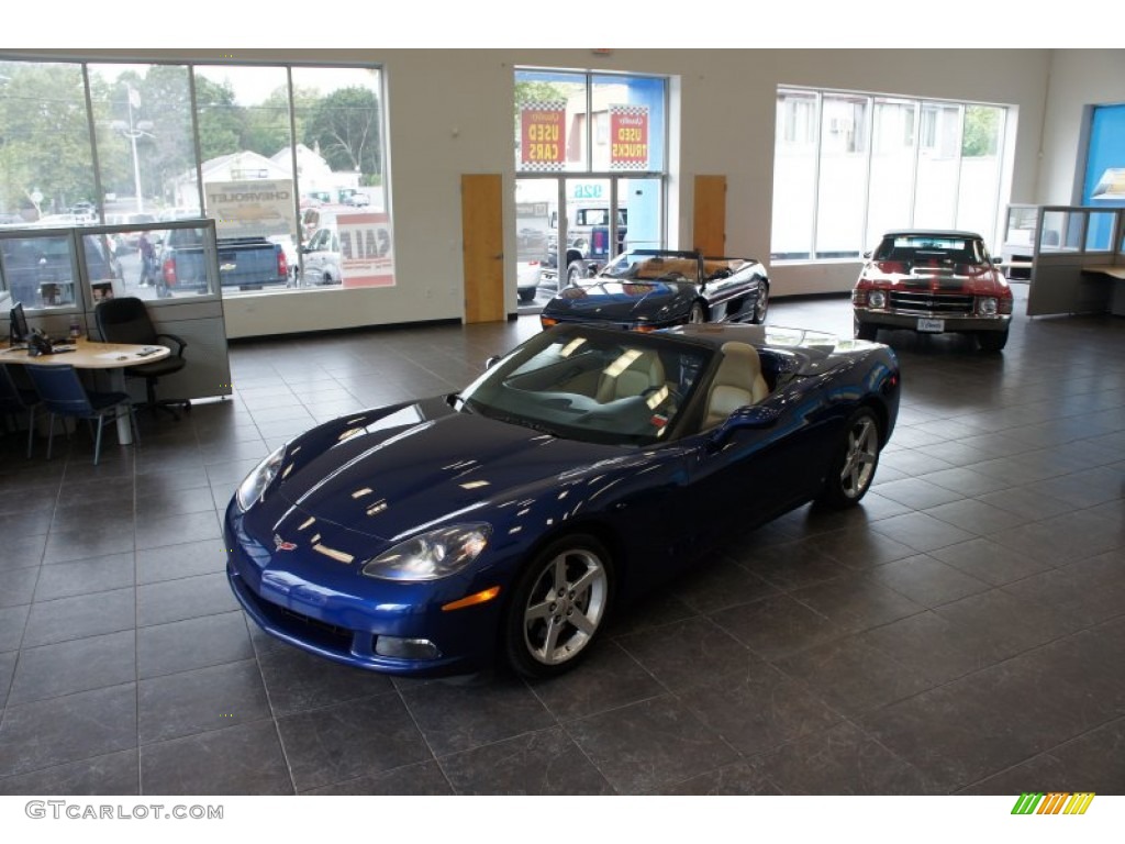 2006 Corvette Convertible - LeMans Blue Metallic / Cashmere Beige photo #6
