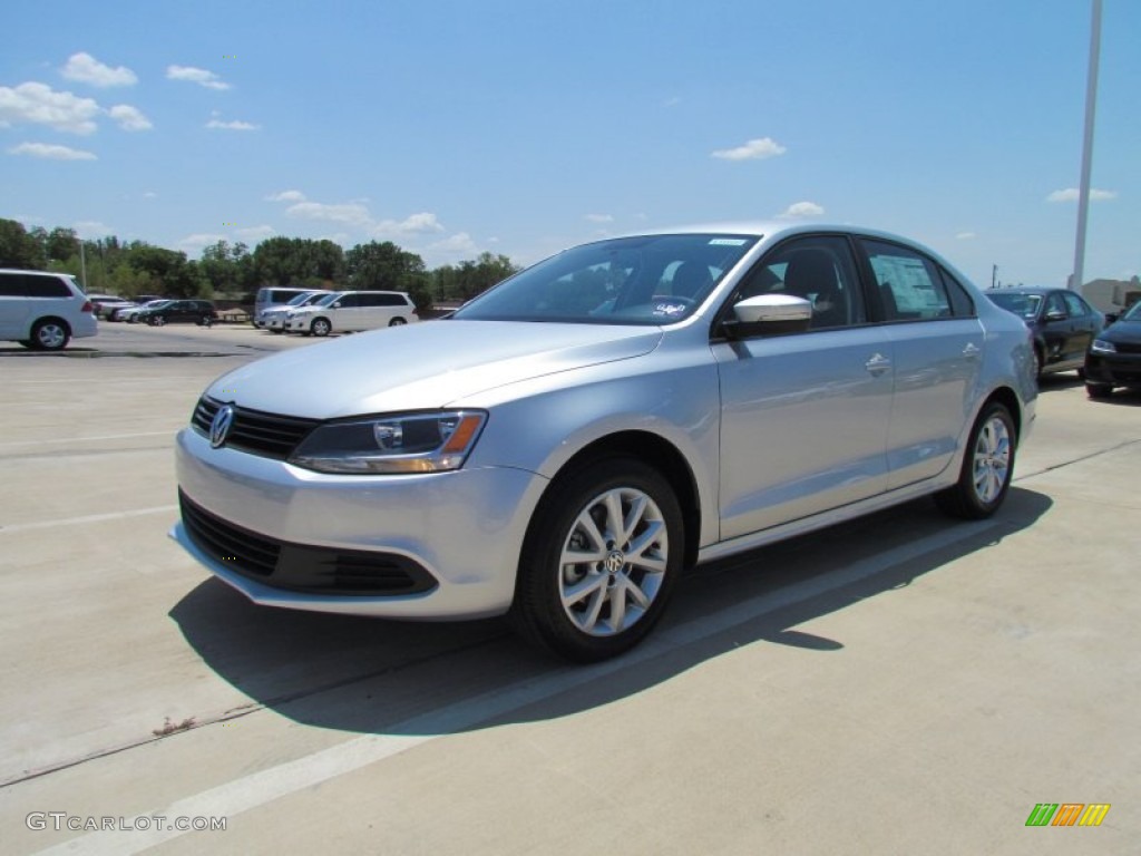 2012 Jetta SE Sedan - White Gold Metallic / Titan Black photo #1