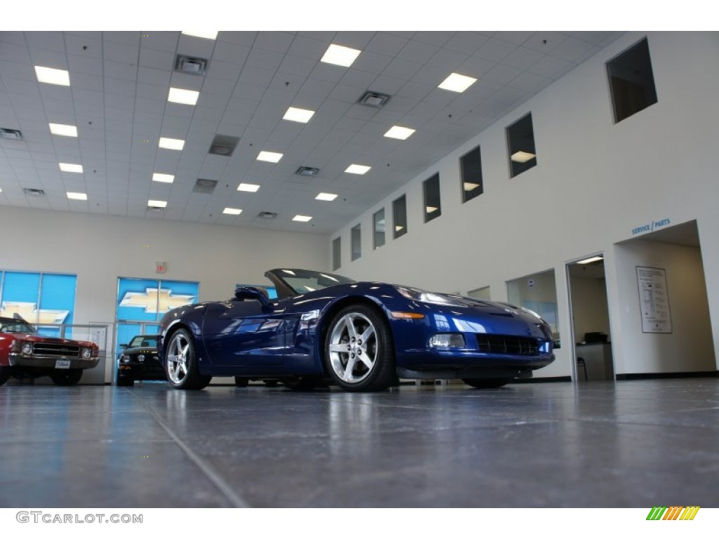 2006 Corvette Convertible - LeMans Blue Metallic / Cashmere Beige photo #8