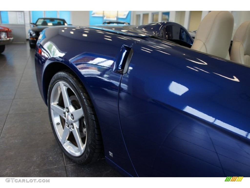 2006 Corvette Convertible - LeMans Blue Metallic / Cashmere Beige photo #11