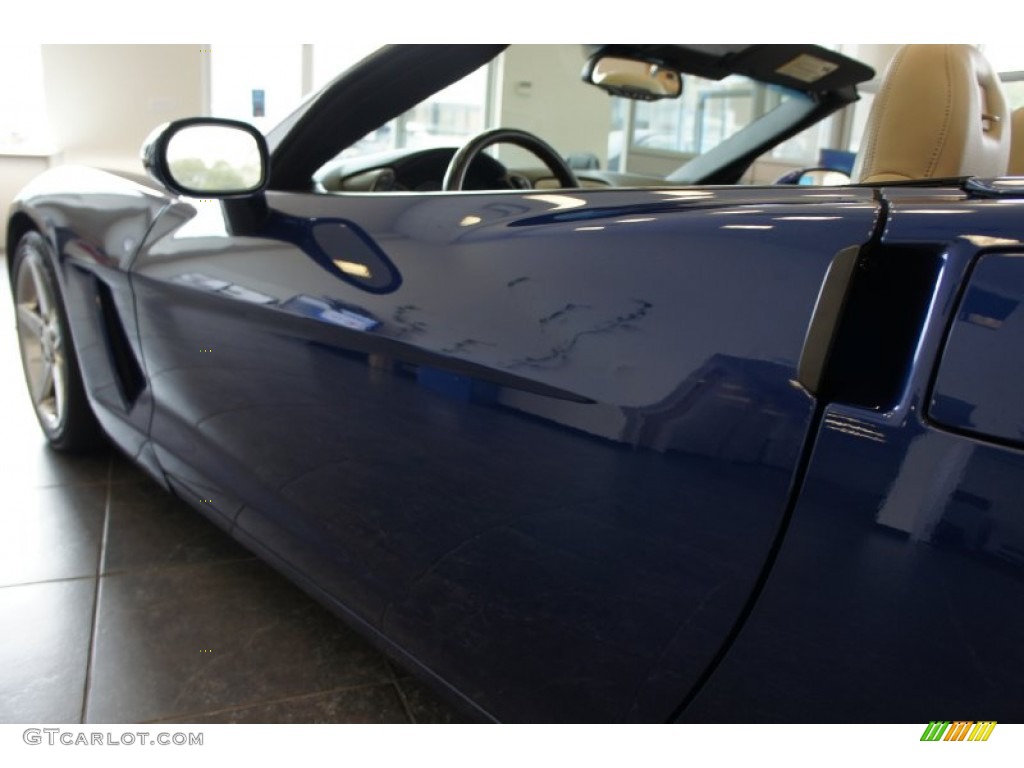 2006 Corvette Convertible - LeMans Blue Metallic / Cashmere Beige photo #15