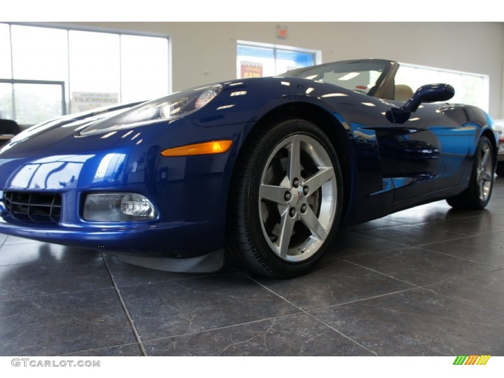 2006 Corvette Convertible - LeMans Blue Metallic / Cashmere Beige photo #18