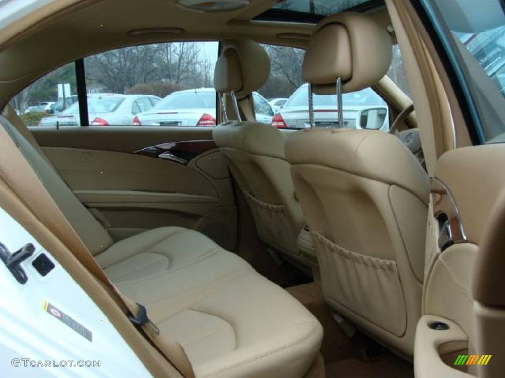 2008 E 350 4Matic Sedan - Arctic White / Cashmere photo #13