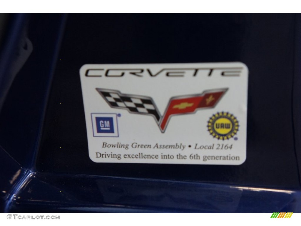 2006 Chevrolet Corvette Convertible Info Tag Photo #53407031