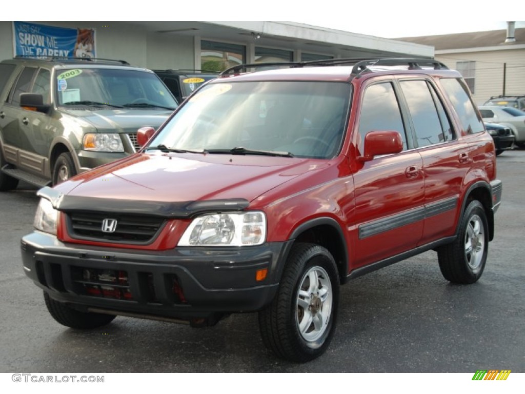 1998 CR-V EX 4WD - San Marino Red / Charcoal photo #2