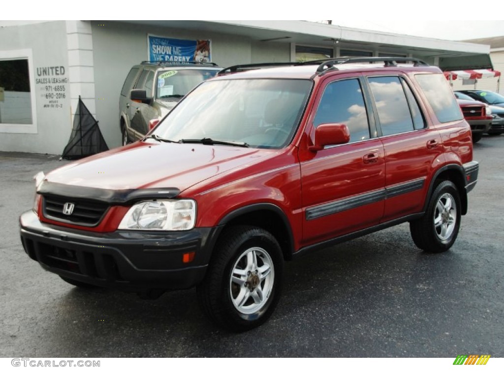 1998 CR-V EX 4WD - San Marino Red / Charcoal photo #9