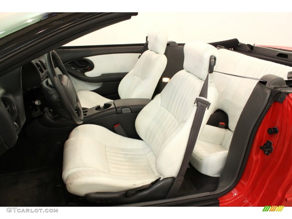 White Interior 1998 Pontiac Firebird Convertible Photo #53407214