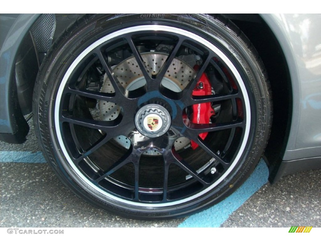 2012 911 Carrera GTS Coupe - Meteor Grey Metallic / Black photo #8