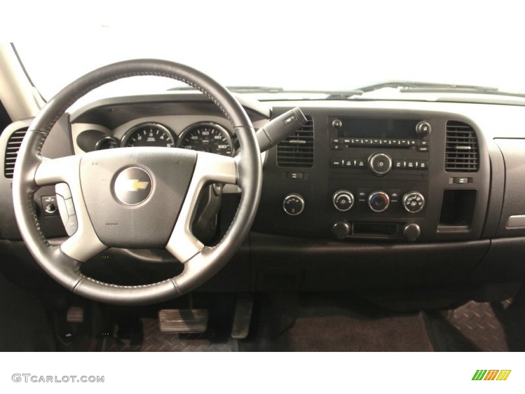 2008 Chevrolet Silverado 1500 LT Extended Cab 4x4 Ebony Dashboard Photo #53407622
