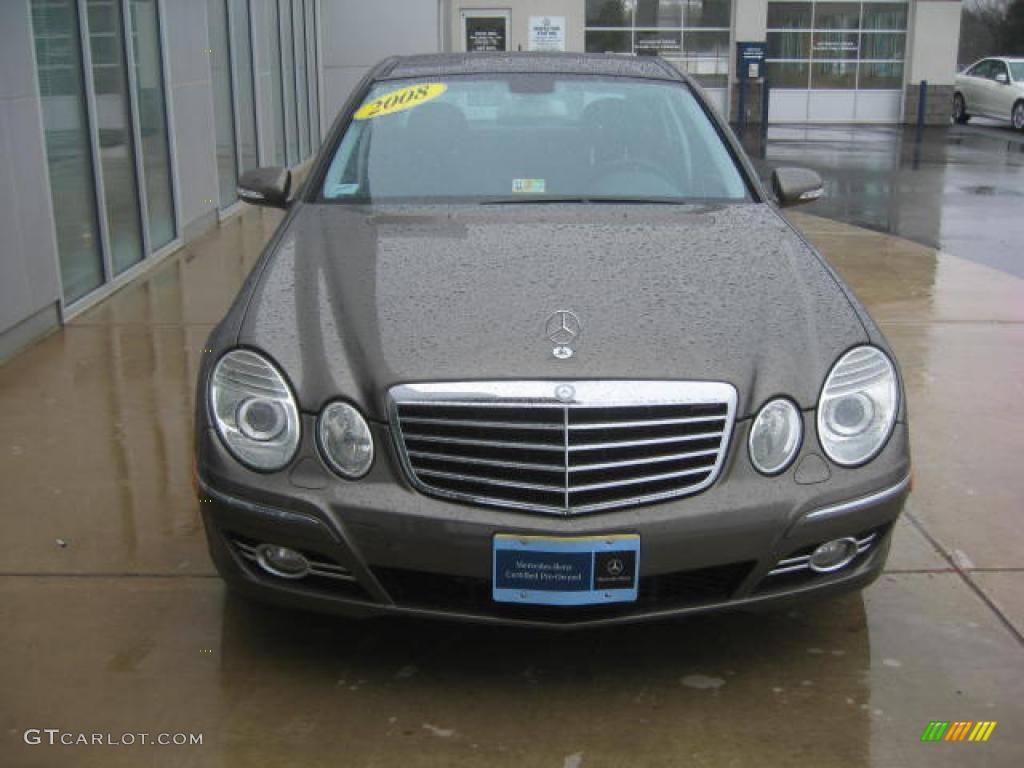 2008 E 350 Sedan - Indium Grey Metallic / Black photo #13