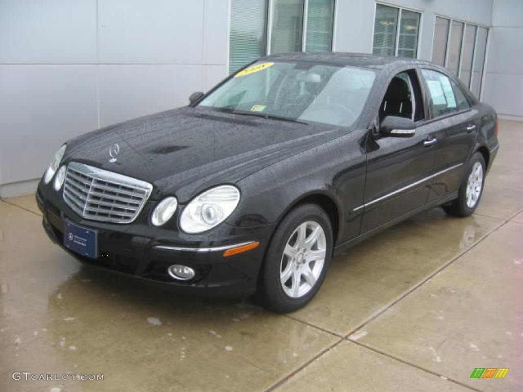 2008 E 320 BlueTEC Sedan - Black / Black photo #1