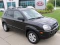 2007 Obsidian Black Metallic Hyundai Tucson SE  photo #1