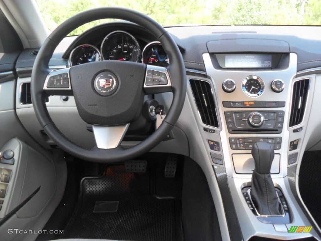 2012 Cadillac CTS 3.0 Sedan Light Titanium/Ebony Dashboard Photo #53408528