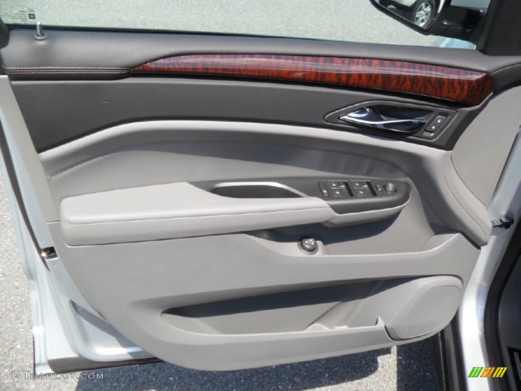 2012 Cadillac SRX Luxury Titanium/Ebony Door Panel Photo #53408633
