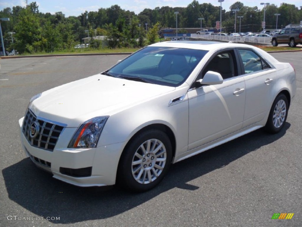 White Diamond Tricoat 2012 Cadillac CTS 3.0 Sedan Exterior Photo #53408801