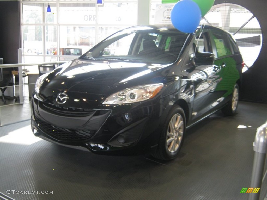 2012 MAZDA5 Sport - Brilliant Black / Black photo #1