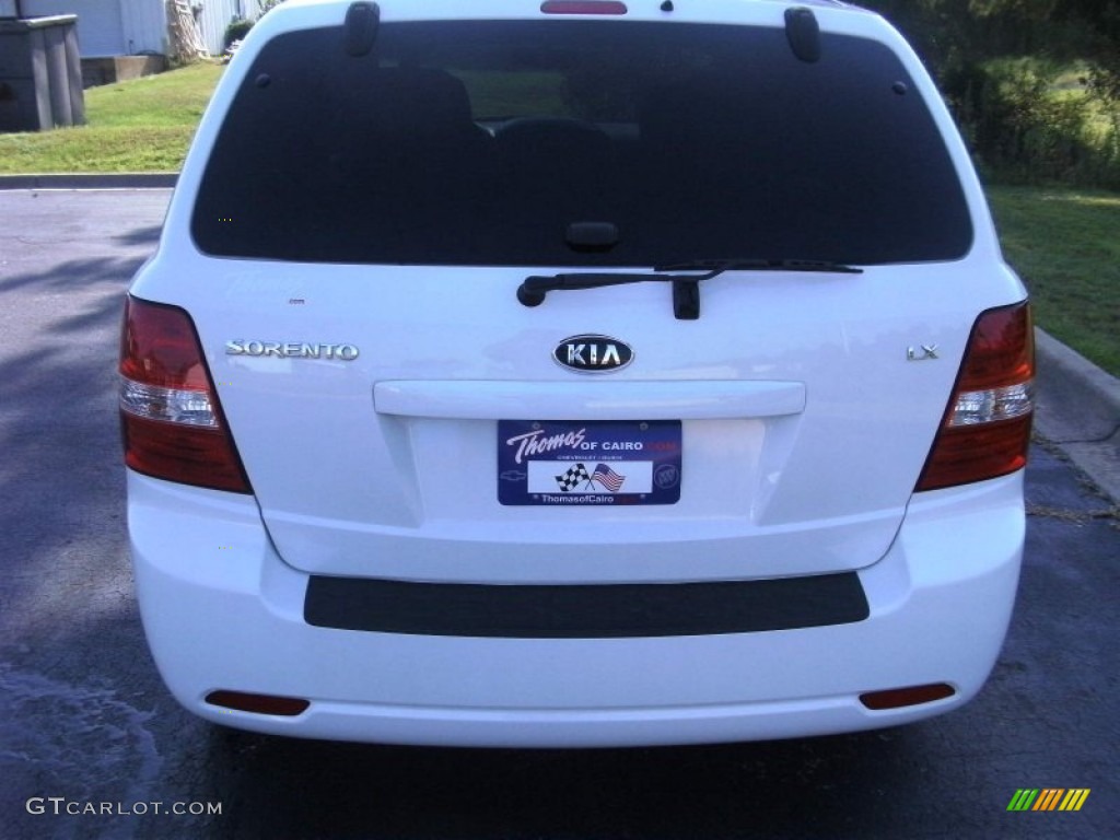 2009 Sorento LX - Clear White / Beige photo #7